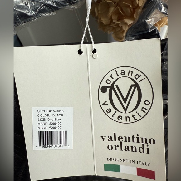 NWT Valentino Orlandi Large Tote with Branded Crossbody Strap - Picture 3 of 5